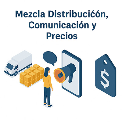 Mezcla Distribución, Comunicación y Precios